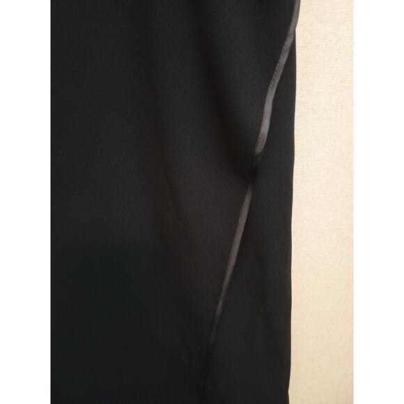 MM LaFleur Dress Womens 8 Black Tory Faux Wrap Career Professional Classic Dress - Picture 6 of 11